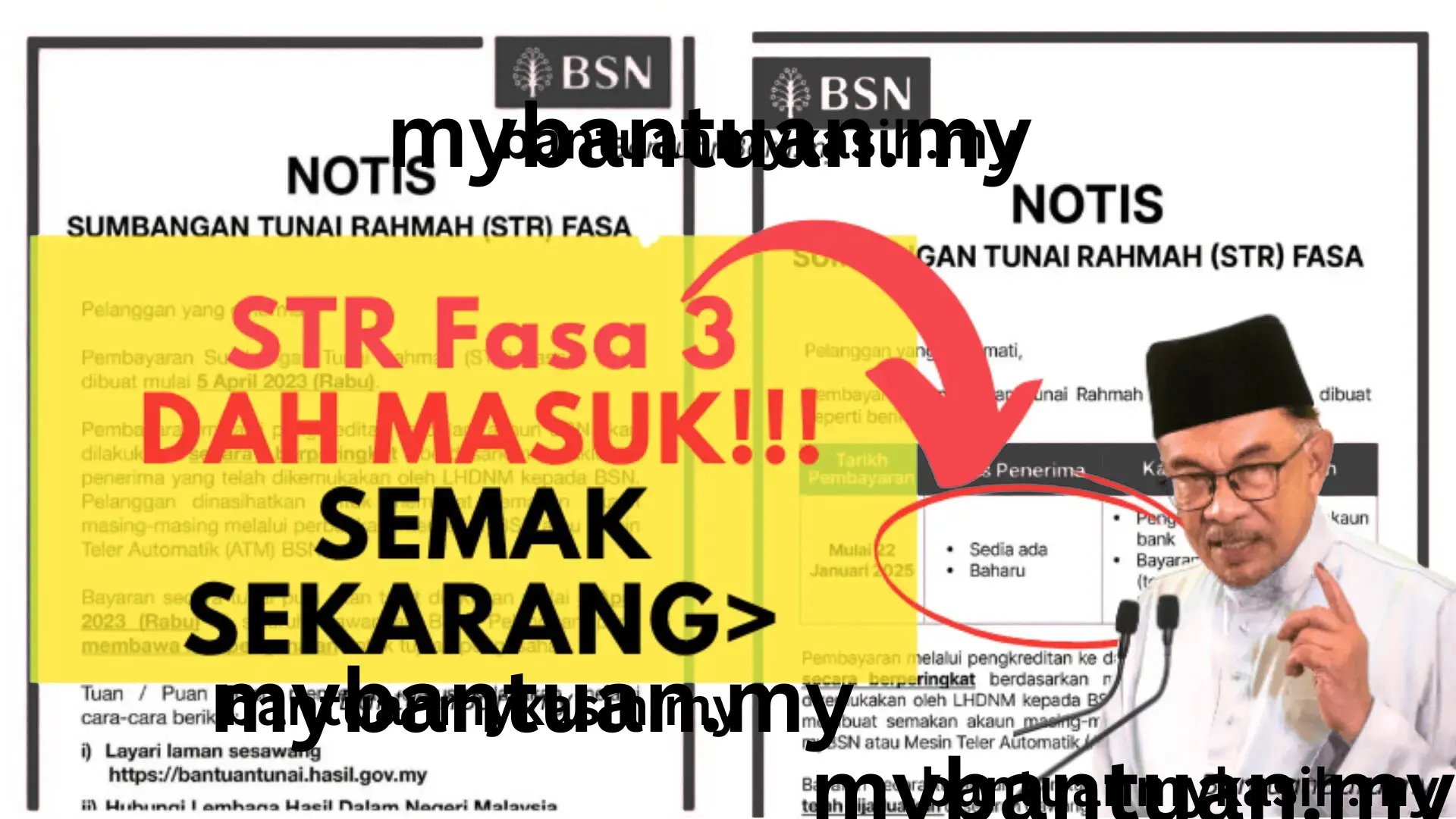 STR Fasa 3 Dah Masuk